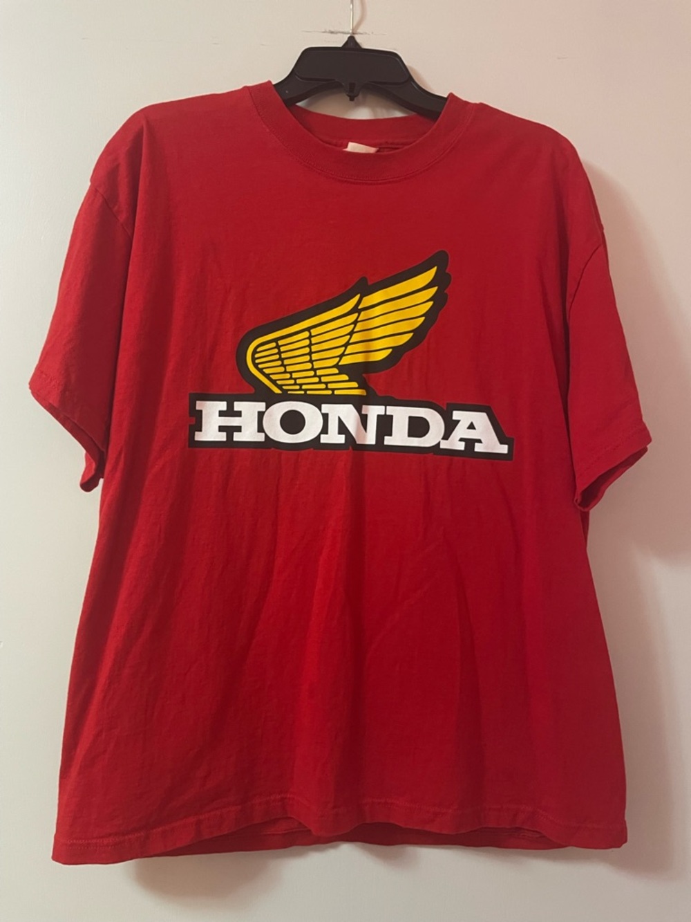 Vintage retro red Honda metro racing tshirt